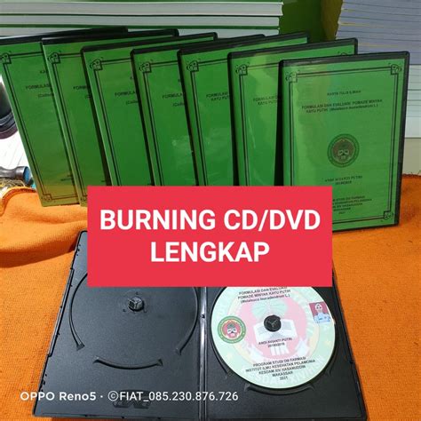 Jual PAKET BURNING KASET CD LENGKAP UNTUK TUGAS SKRIPSI TESIS