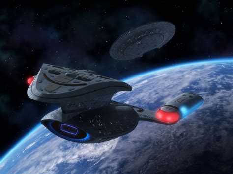 Saucer Separation By Thefirstfleet On Deviantart Star Trek Art Star Trek Ships Star Trek