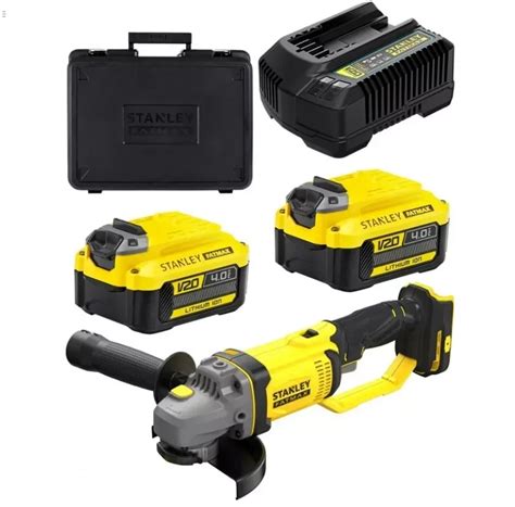 Stanley SMERIGLIATRICE ANGOLARE BATTERIA V20 STANLEY FATMAX 20V Con