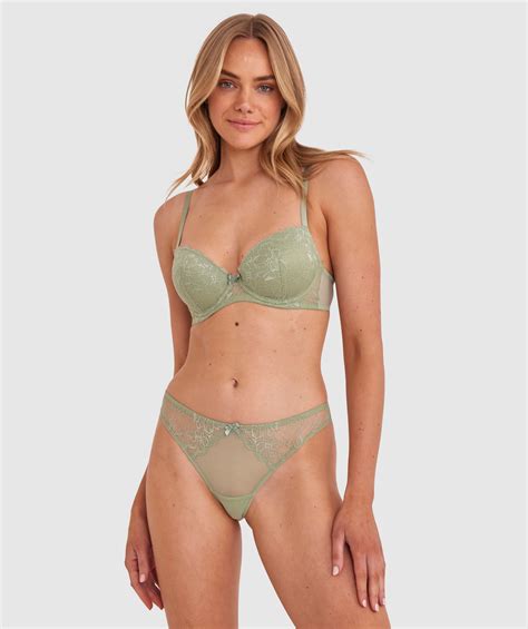 Bras N Things Sally Push Up Bra Khaki 01484702