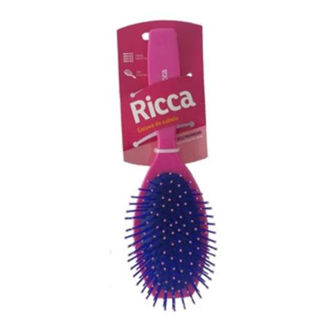 Escova De Cabelo Ricca Almofada Oval Pink Submarino