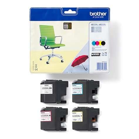 Cartouche D Encre Origine Brother Lc Xl Xl Bcmy Multipack