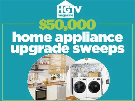 Hgtv Magazine Home Appliance Sweepstakes Sweepstakebible