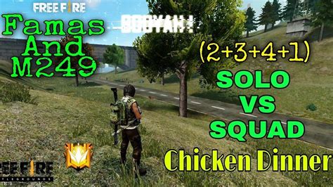 Famas And M Best Kill Solo Vs Squad Rush Gameplay Moment Chicken