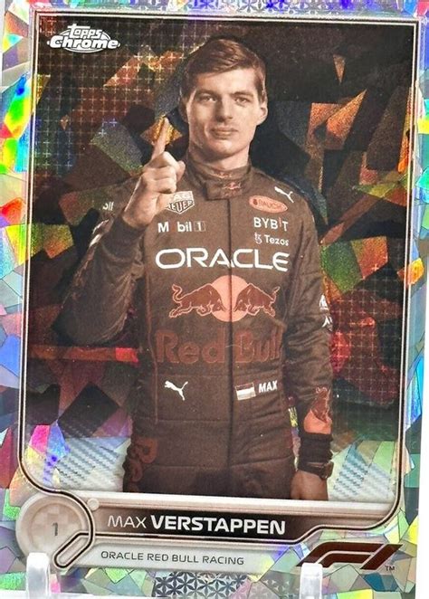 Max Verstappen 2022 Topps Chrome Formula 1 Sapphire Edition 1 Sepia