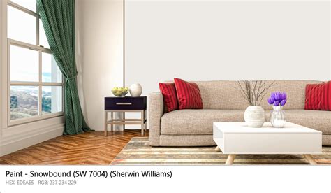 Sherwin Williams Snowbound (SW 7004) Paint color codes, similar paints ...