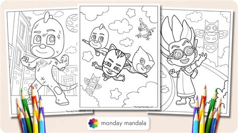 20 Pj Masks Coloring Pages Free Pdf Printables