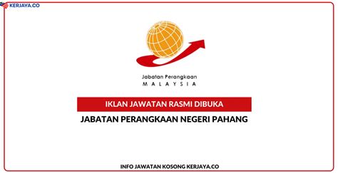 Jawatan Kosong Terkini Jabatan Perangkaan Malaysia Negeri Pahang