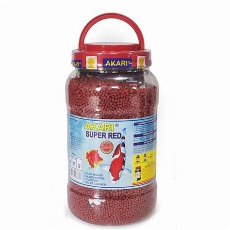 Jual AKARI SUPER RED 1250GRAM PELET KOI AKARI SUPER RED PAKAN IKAN KOI