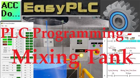 PLC Programming Mixing Tank YouTube