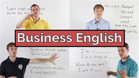 Learn Business English Course Conversation Vocabulary 19 Lessons Youtube