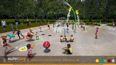 Playworks Irricana Splash Park Irricana AB 1 2 Town Of Irricana