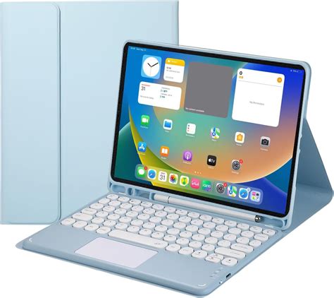 Funda con teclado táctil para iPad de 10 ª generación de tablet de 10 9