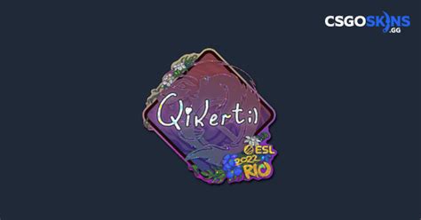 Sticker Qikert Glitter Rio Csgoskins Gg