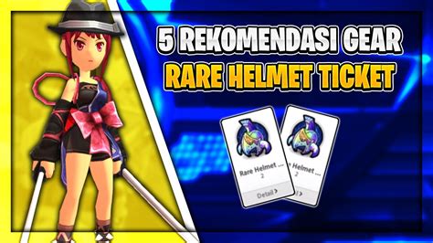 Rekomendasi Gear Dari Rare Helmet Ticket Lost Saga Origin Youtube