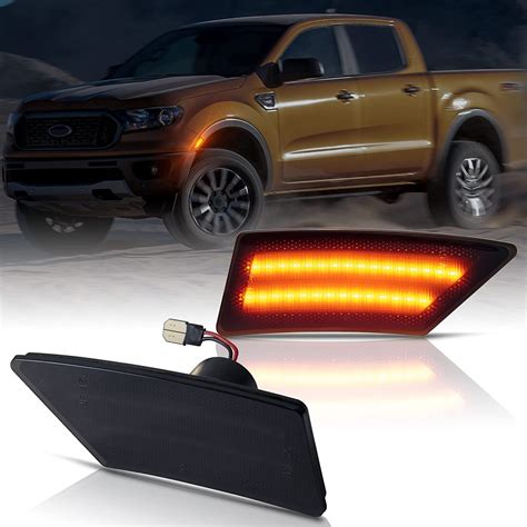 Gempro Led Fender Side Marker Light Front Bumper Signal Lamps For