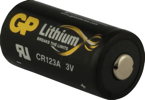 Gp Cr123a Lithium Batterie Cr123a 1500 Mah 1er Pack Bei Reichelt Elektronik