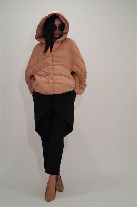 Rose Quilted Jacket Windproof Jacket Nude Warm Jacket Extra Etsy