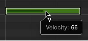 Edit Note Velocity Logic Pro X Help