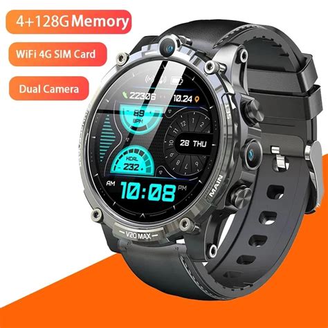 Gps G Karta Sim Smartwatch M Czyzn Do Pobrania Z Systemem Android Podw