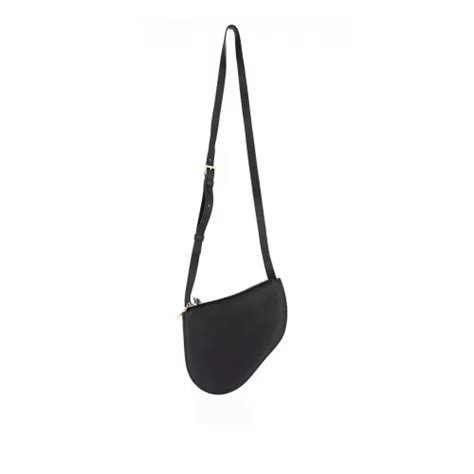 Sac bandoulière Saddle Dior Cuir Noir Monogram Paris