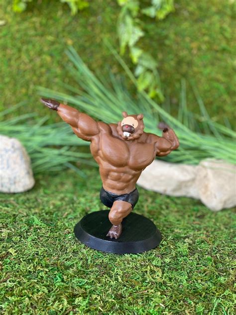 5 Buff Bidoof Figure Hand Painted Statue - Etsy