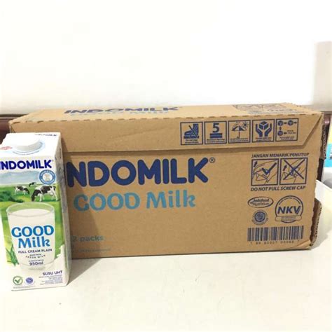 Jual Indomilk Good Milk Full Cream Plain Ml Dus X Pcs Uht Susu