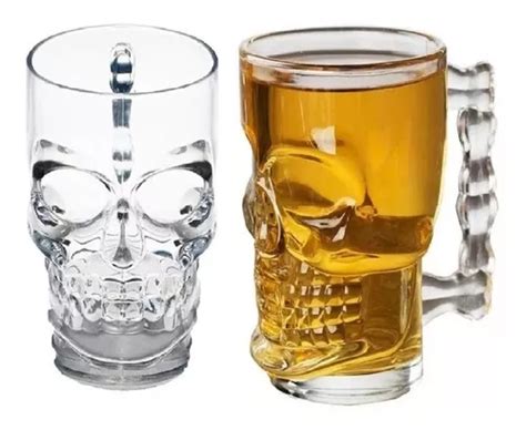 Set 2 Tarros Calavera Cerveceros Cristal Cerveza Michelada MercadoLibre