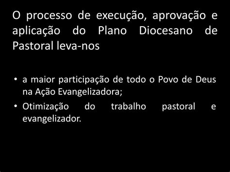 PPT Projeto Do Plano Diocesano De Pastoral PowerPoint Presentation