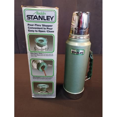 Stanley Aladdin S Unbreakable Steel Quart Thermos Made In USA