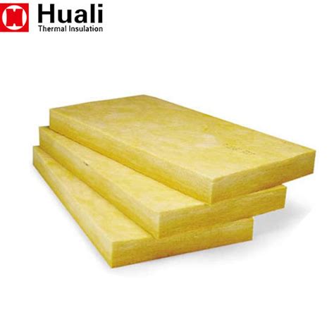 Huali Ceiling Insulation Glass Wool Board With Aluminum Lana De Vidrio Aislante Lana De Vidrio