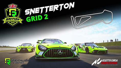 SFR Italia E Series Campionato British Grid 2 Snetterton Assetto