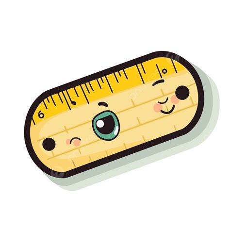 Cute Ruler With Eyes Vector Clipart Eyes Clipart Cute Clipart Ruler Clipart Png And Vector