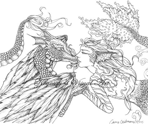 The Best Ideas For Mythical Creatures Coloring Pages For Adults