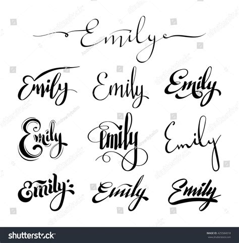 Calligraphy Emily