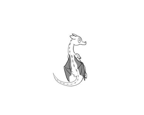 black and white dragon gif | Animation sketches, Animation art ...