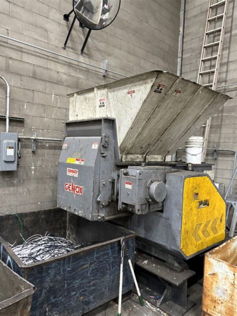 Genox 50HP Single Shaft Shredder Used For Wire PRICE REDUCED Solid