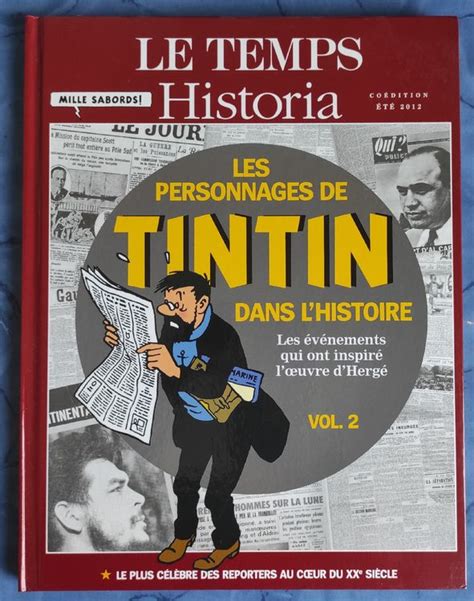 Les Personnages De Tintin Dans L Histoire Le Temps Historia Kaufen