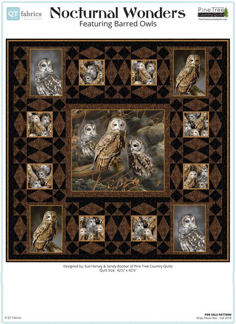 Barred Owl Quilt Pattern Picture Quilts Owl Quilt Pattern Owl Quilt