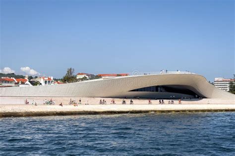 MAAT Museum of Art, Architecture, and Technology in Lisbon Stock Image - Image of portuguese ...