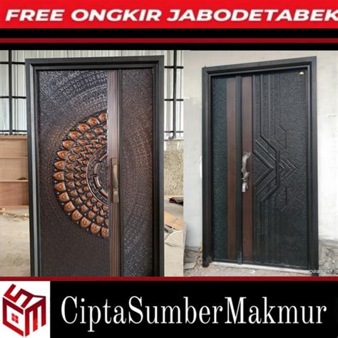 Promo Pintu Utama Baja Fortress Type OLYMPUS Mother Son Premium