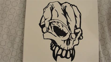 Joker Skull Drawing at PaintingValley.com | Explore collection of Joker Skull Drawing