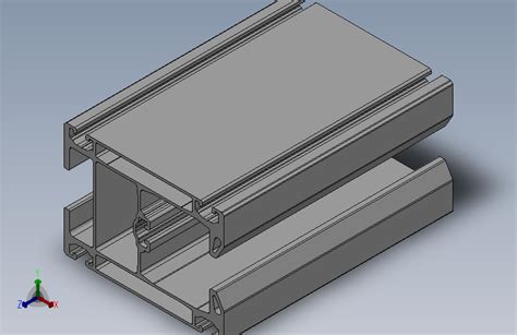 特殊系列铝型材 AAM 140110 200 SOLIDWORKS 2018 模型图纸下载 懒石网