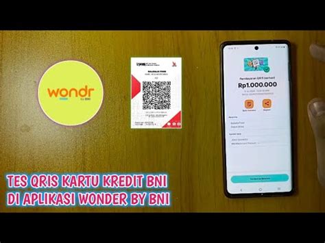 CARA MENGGUNAKAN QRIS WONDER BY BNI DENGAN SUMBER DANA KARTU KREDIT BNI