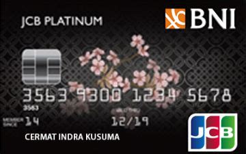 Kartu Kredit BNI JCB Platinum Card Cermati