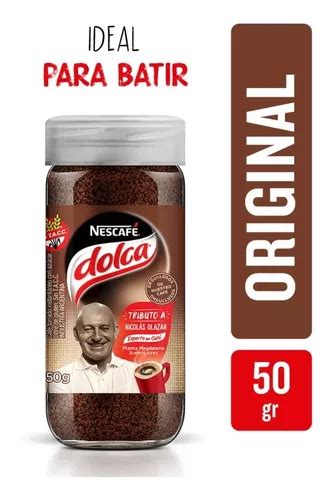 Nescafe Dolca 50 Grs Cafe Instantaneo Clasico Para Batir