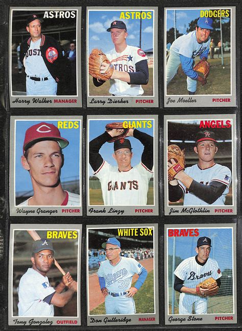 Lot Detail Lot Of Assorted Topps Baseball Cards W Jim Bunning