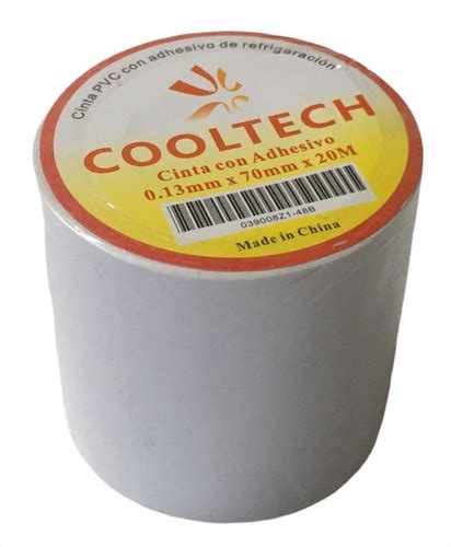 Cinta Pvc Blanca Refrigeración Cooltech Con Adhesivo X 20mts