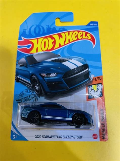 Jual Hotwheels Hot Wheels Ford Mustang Shelby Gt Biru Muscle