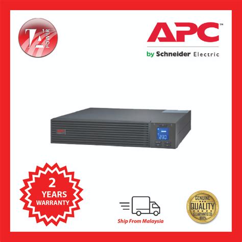 [limited Stock] Apc Easy Ups On Line Srv 3000va 2700w Rm 230v With Rail Kit Srv3kri E Shopee